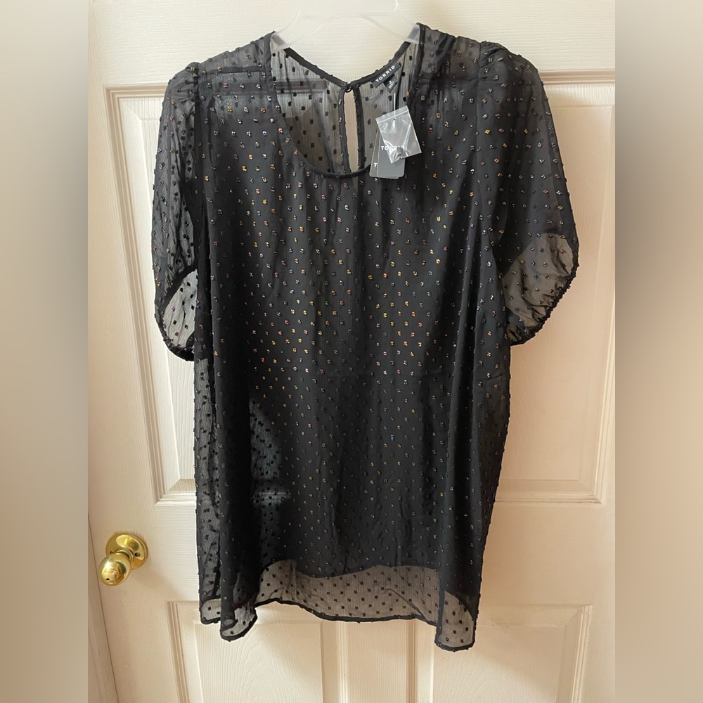 Torrid Sz 3 sheer top NWT